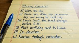 Devotion on a checklist