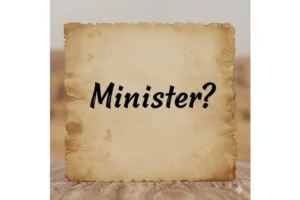 Minister?