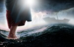 Jesus walking on the water